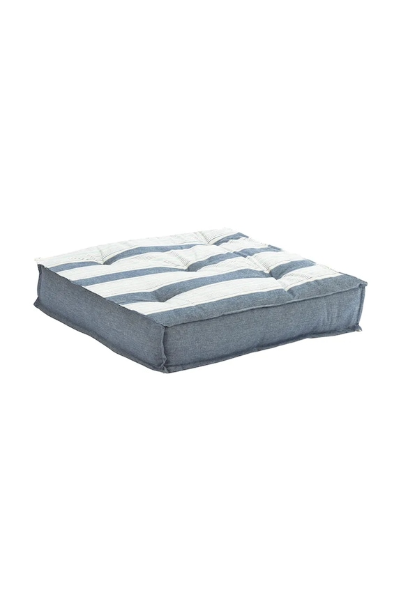 Madam Stoltz pernă decorativă din bumbac 60 x 60 x 12 cm albastru FP.6060.307