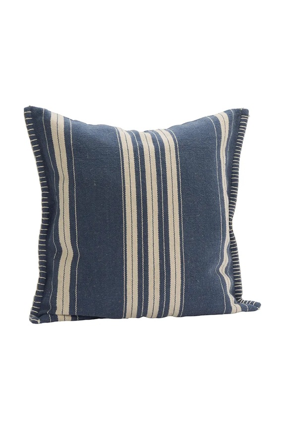 Madam Stoltz față de pernă decorativă cu bumbac 50 x 50 cm albastru JOCU2853