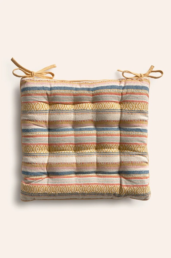 Calma House podsedák bavlněný 40 x 40 x 4 cm vícebarevná VEDRA.40G.MOS