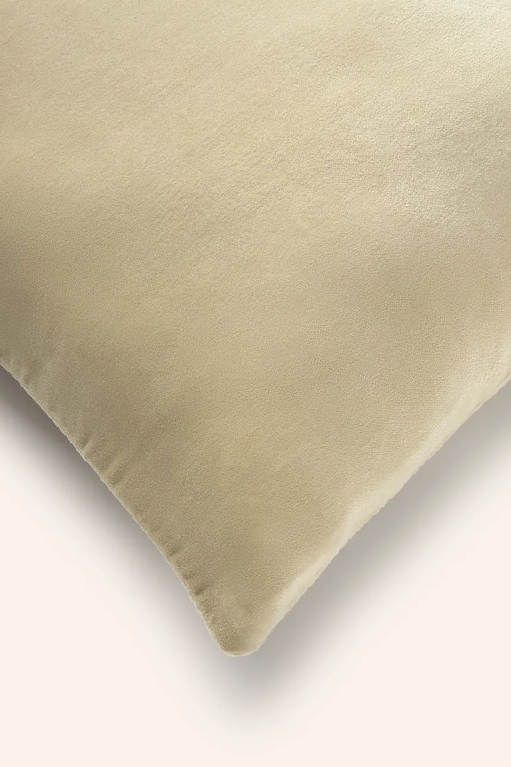Calma House povlak na polštář s dekorací bavlněný 60 x 60 cm VELOUR.60.CRU béžová AA00