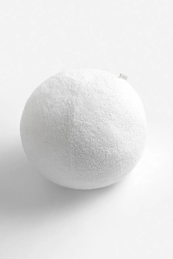 La Mania μαξιλάρι διακοσμητικό από πλαστικό 40 cm 5905549435861 λευκό AA00