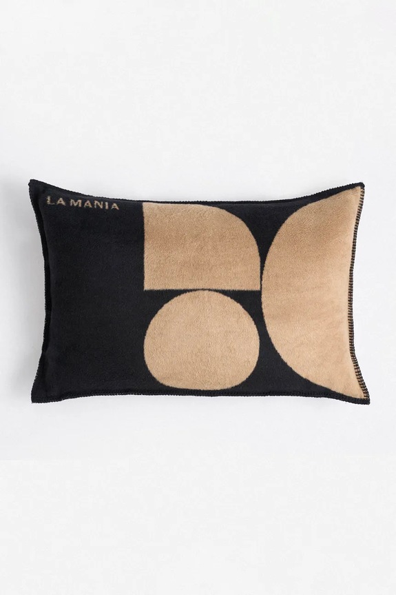 La Mania Μαξιλάρι διακοσμητικό από βαμβάκι 40 x 60 cm μαύρο 5905549435014