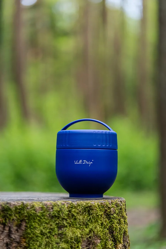 Θερμός με δοχείο και κουτάλι Vialli Design Fuori 680 ml 0305 πολύχρωμο
