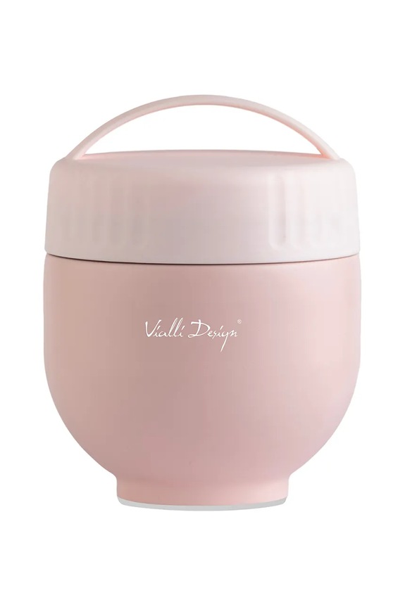 Θερμός με δοχείο και κουτάλι Vialli Design Fuori 680 ml πολύχρωμο 0329