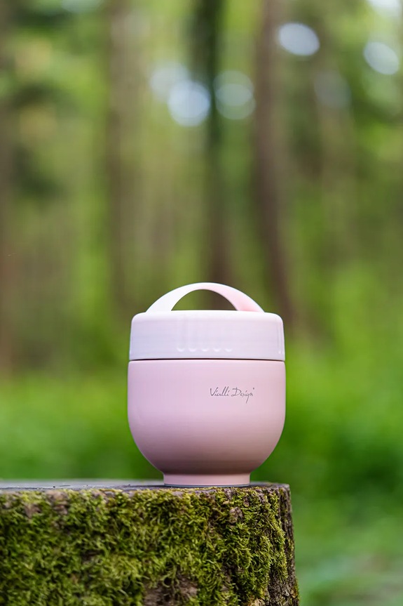 Θερμός με δοχείο και κουτάλι Vialli Design Fuori 680 ml 0329 πολύχρωμο