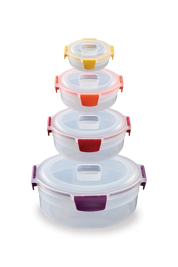Σετ δοχείων αποθήκευσης με καπάκι Joseph Joseph Nest Lock 1,6 / 0,67 / 0,38 L 4-pack πολύχρωμο 1000015