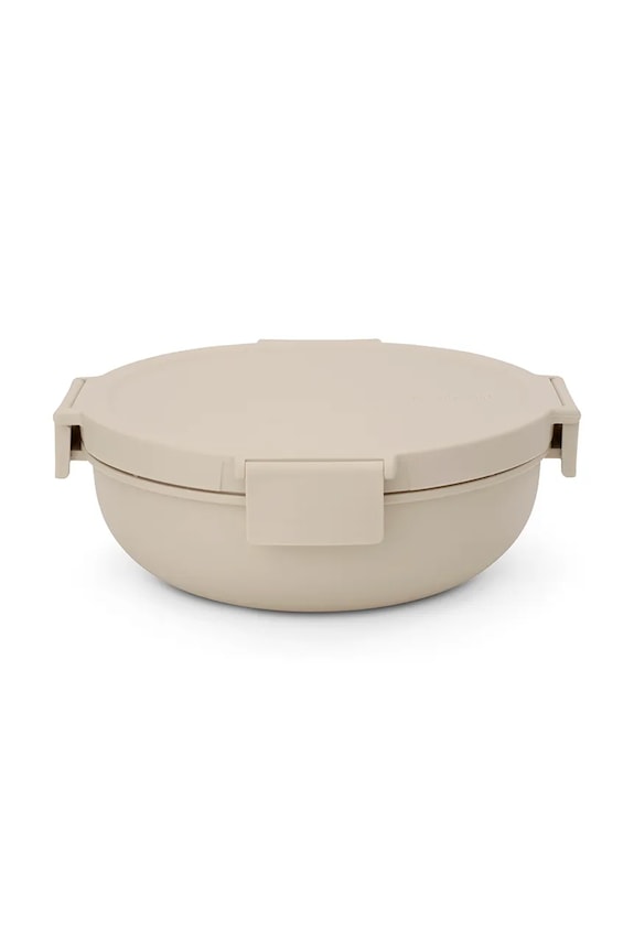 Brabantia lunchbox do żywności z tworzywa sztucznego 1,3 l beżowy 241888