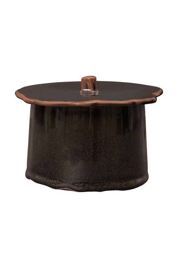 Ferm Living recipient pentru depozitare din gresie 9 x 11 cm maro 1104272786