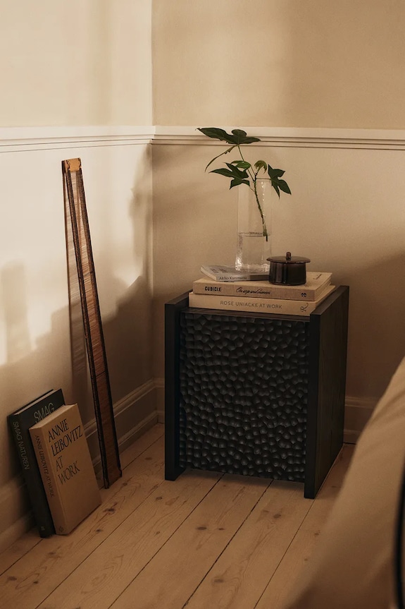Ferm Living recipient pentru depozitare din gresie 9 x 11 cm maro 1104272786