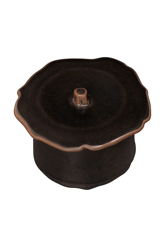 Ferm Living recipient pentru depozitare din gresie 9 x 11 cm 1104272786 maro AA00