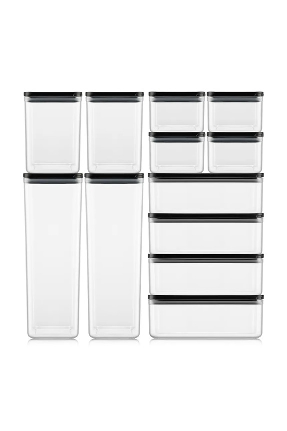 Bodum set posuda za namirnice od plastike 21,5 x 21,5 x 27,6 cm crna K12351.01.1