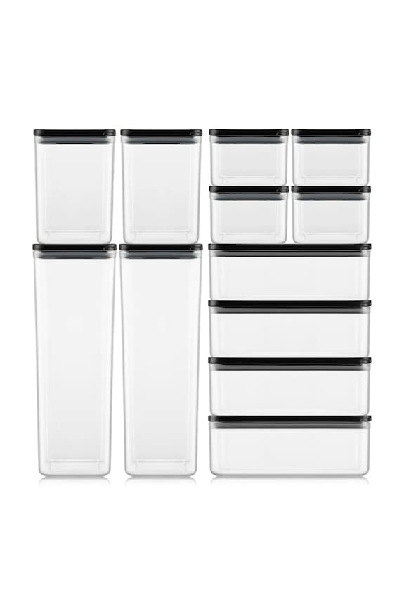 Bodum set posuda za namirnice od plastike 21,5 x 21,5 x 27,6 cm crna K12351.01.1