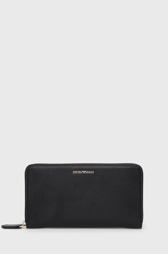 Peněženka Emporio Armani imitace kůže černá Y3H168.YH15A.NOS