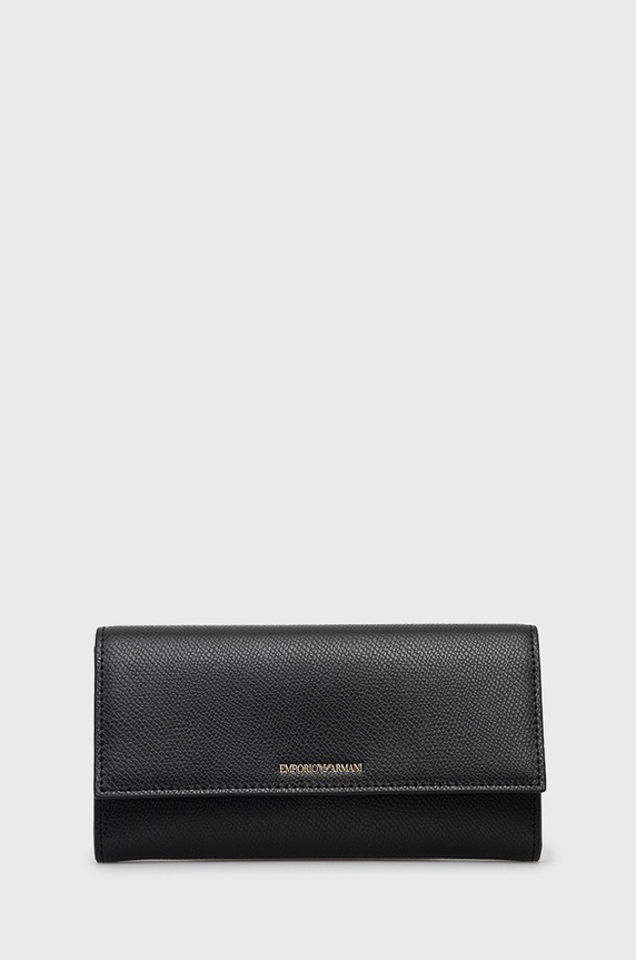 Peňaženka Emporio Armani imitácia kože čierna Y3H170.YH15A.NOS