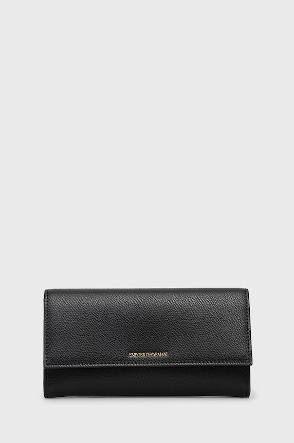Peňaženka Emporio Armani imitácia kože čierna Y3H170.YH15A.NOS