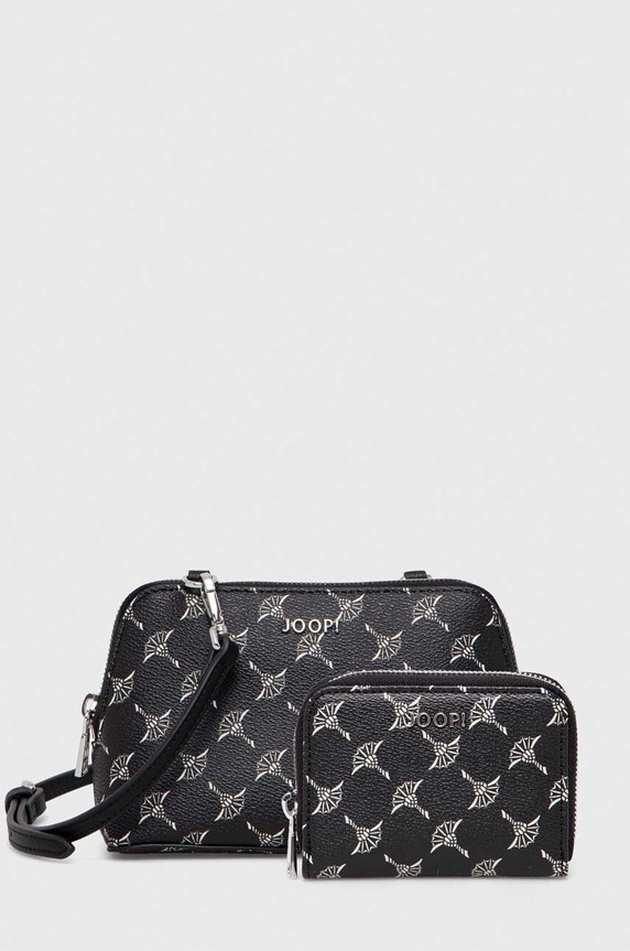 Joop! kézitáska és pénztárca Cortina Carolina szintetikus bőr fekete 4140006203