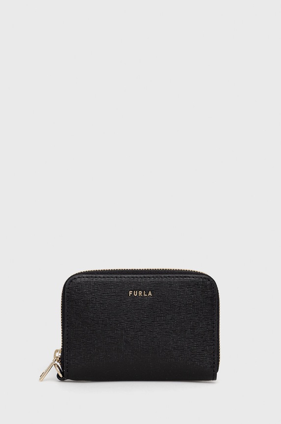 Kožená peňaženka Furla usňová koža čierna PDJ5UNO.B30000.O6000.