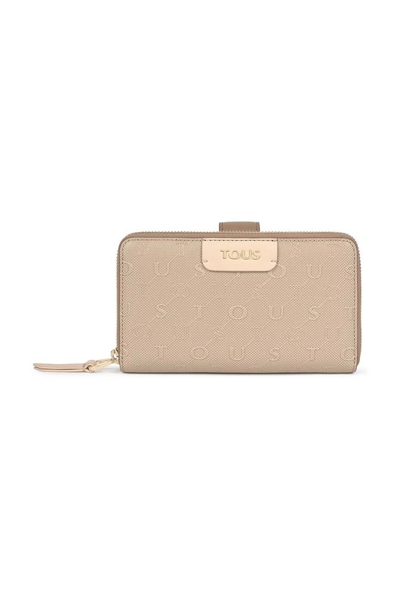 Denarnica Tous Imitacija zrnatega usnja bež 2001578147