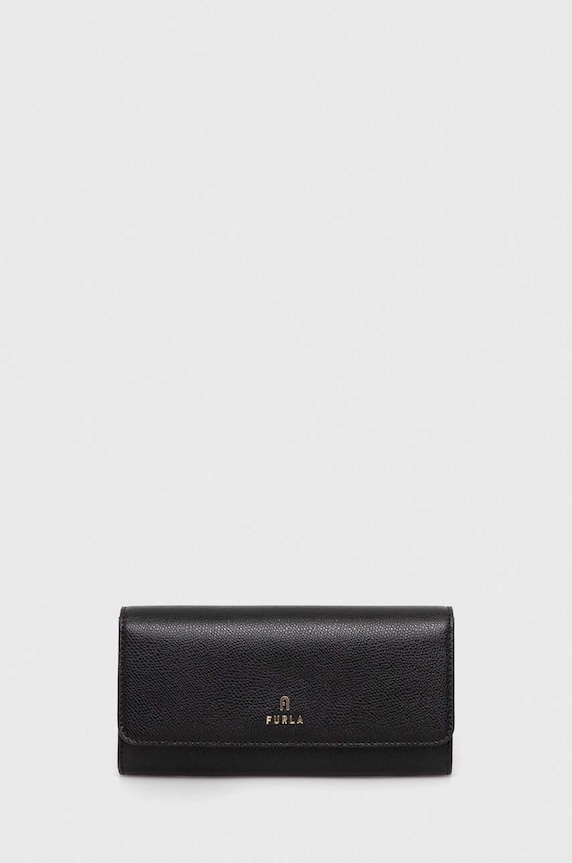 Кожаный кошелек Furla кожа чёрный WP00317.ARE000.O6000