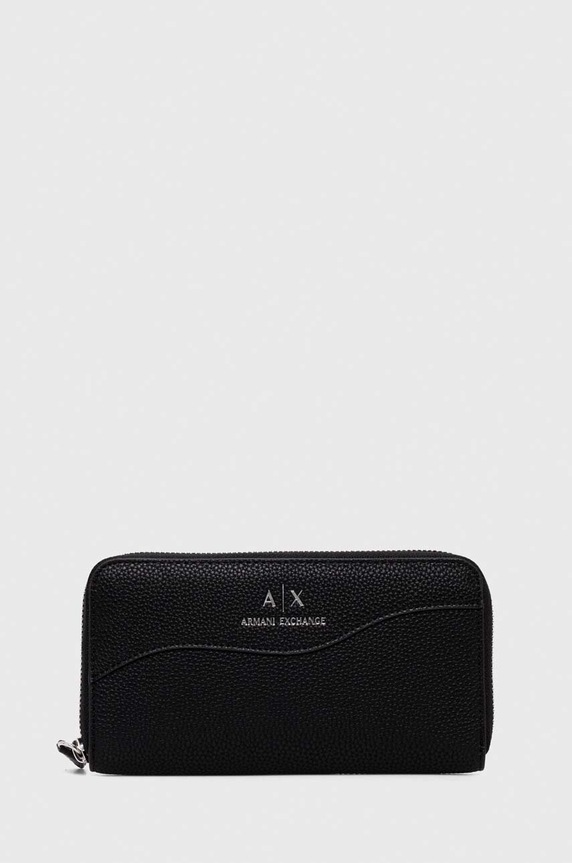 Armani Exchange pénztárca apró mintás fekete 948068.CC783.NOS