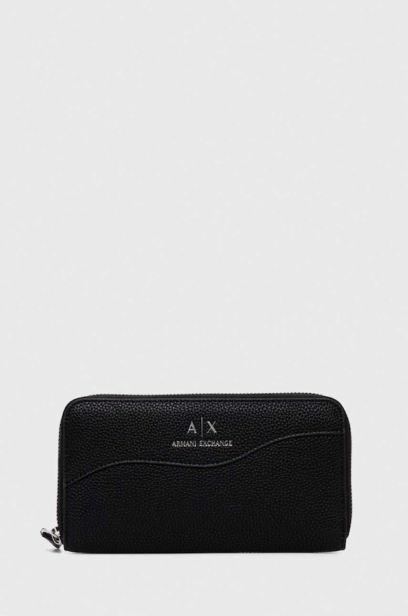 Armani Exchange pénztárca apró mintás fekete 948068.CC783.NOS