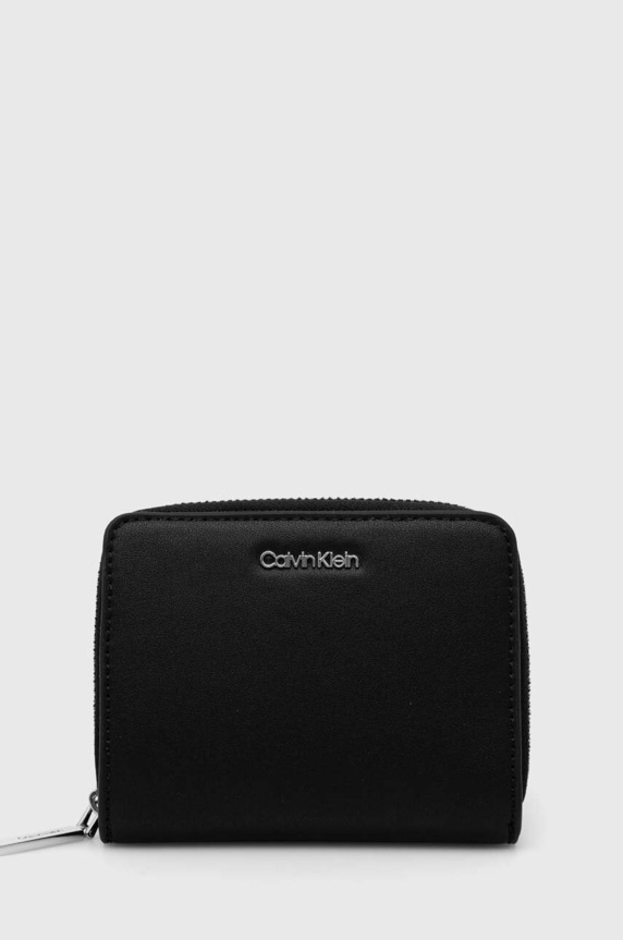 Calvin Klein pénztárca sima fekete K60K610300