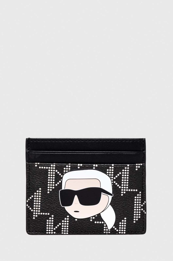 Калъф за карти Karl Lagerfeld калъф за карти черен 240W3240