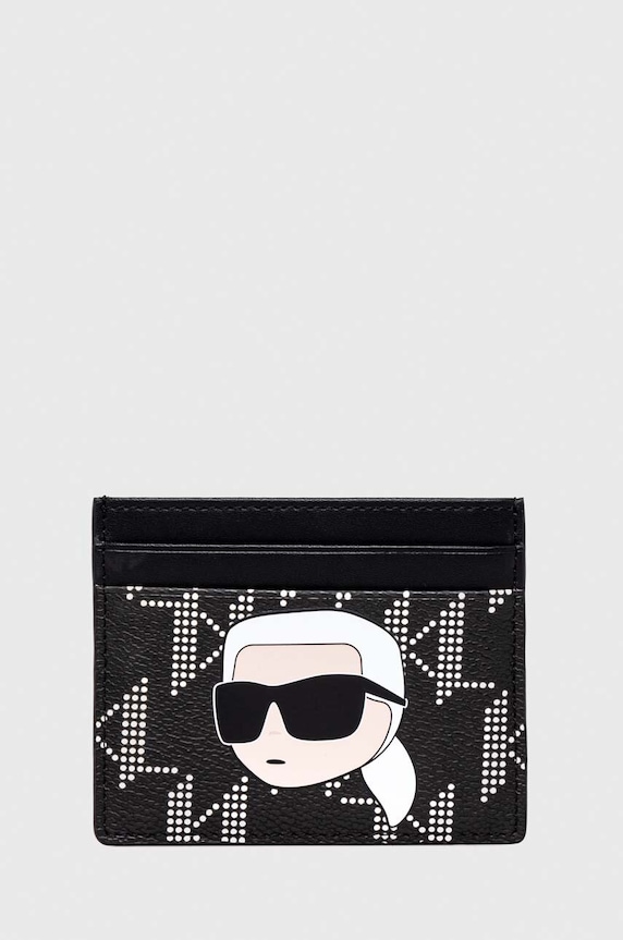 Калъф за карти Karl Lagerfeld калъф за карти черен 240W3240