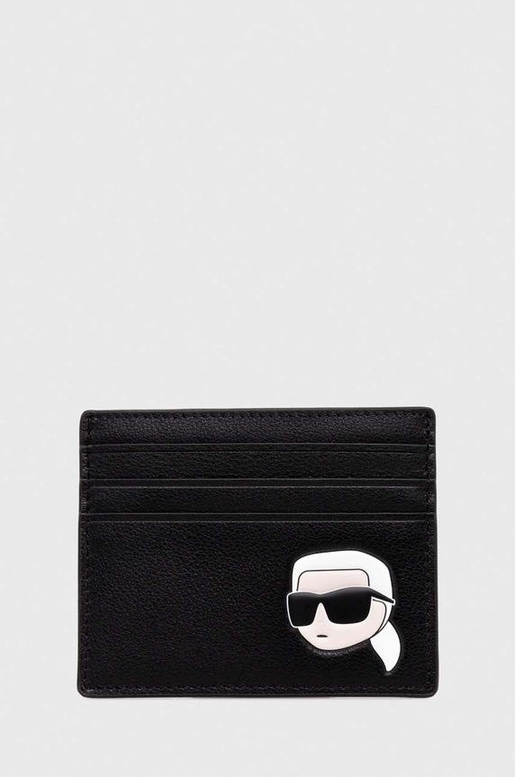 Karl Lagerfeld carcasa din piele piele negru 240W3257