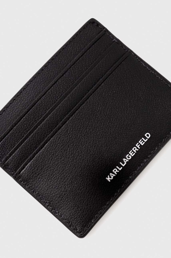 Karl Lagerfeld carcasa din piele 240W3257 negru AA00