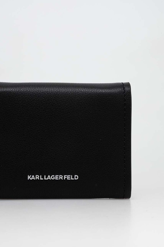 Doplňky Kožená peněženka Karl Lagerfeld 240W3235 černá