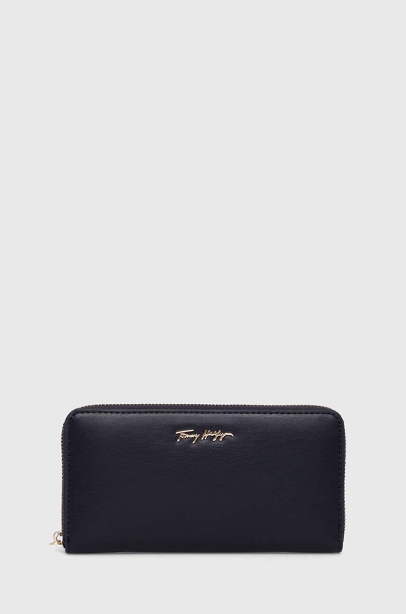 Tommy Hilfiger pénztárca sima sötétkék AW0AW12186