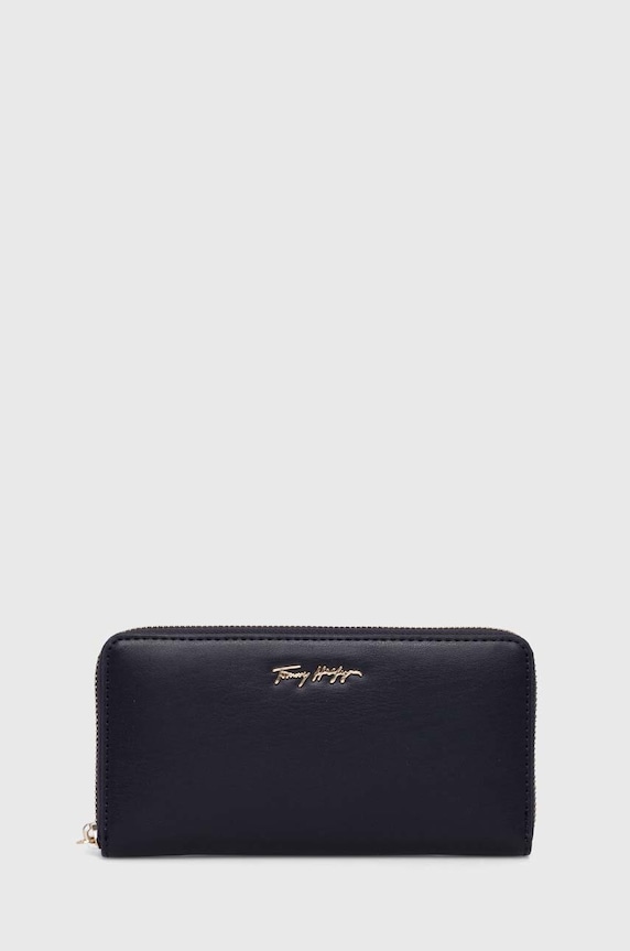 Tommy Hilfiger pénztárca sima sötétkék AW0AW12186