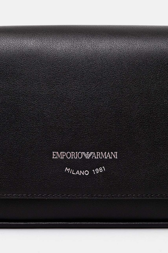 Doplnky Kožená kabelka Emporio Armani Y3H294.Y478E.NOS čierna