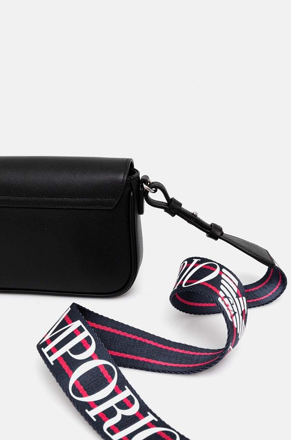 Kožená kabelka Emporio Armani čierna Y3H294.Y478E.NOS