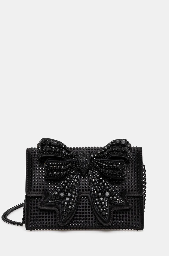 Večerna torbica Kurt Geiger London SHOREDITCH Tekstil črna 1279100759