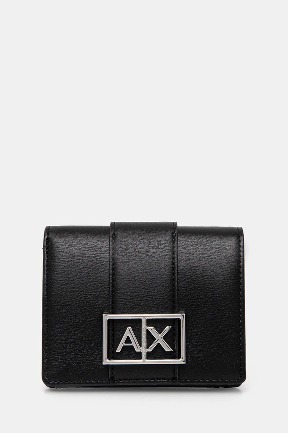 Armani Exchange portofel imitatie de piele negru XW000360.AF12039.NOS