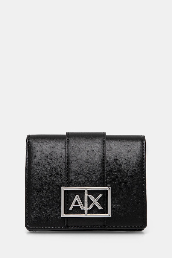 Armani Exchange portofel imitatie de piele negru XW000360.AF12039.NOS