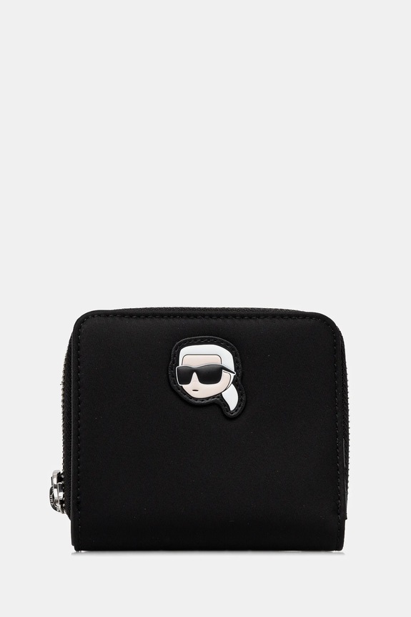 Πορτοφόλι Karl Lagerfeld IKON υφασμάτινο μαύρο A1W32078