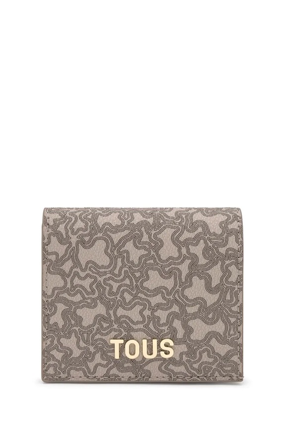 Πορτοφόλι Tous KAOS MINI LINES συνθετικό γκρί 2002183644