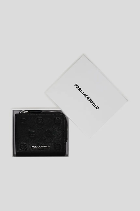 Peňaženka Karl Lagerfeld IKON MONOGRAM čierna A3W32007