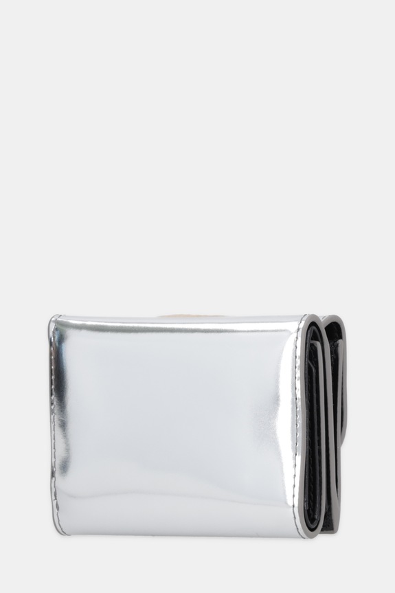 Δερμάτινο πορτοφόλι Diesel 1DR 1DR TRI FOLD COIN XS II X09887.PS202 ασημί AA00