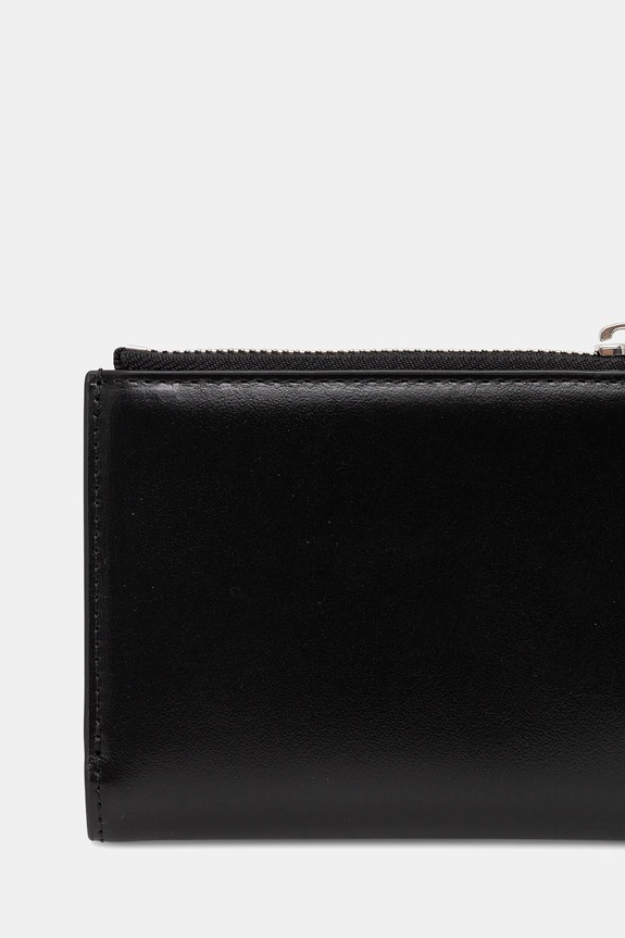 Accesorii Diesel portofel de piele 1DR 1DR BI-FOLD ZIP II X09888.PR818 negru