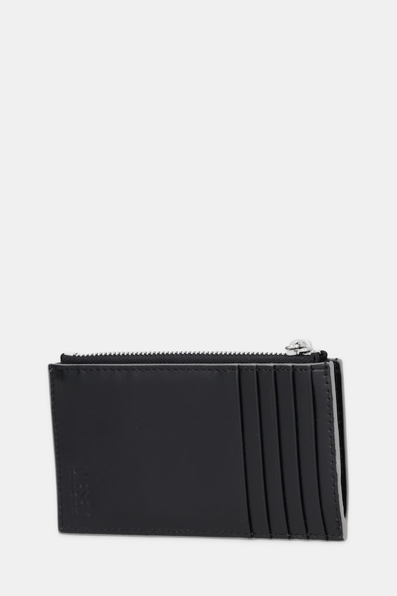 Δερμάτινο πορτοφόλι Diesel 1DR 1DR CARD HOLDER III X10270.PS202 ασημί AA00
