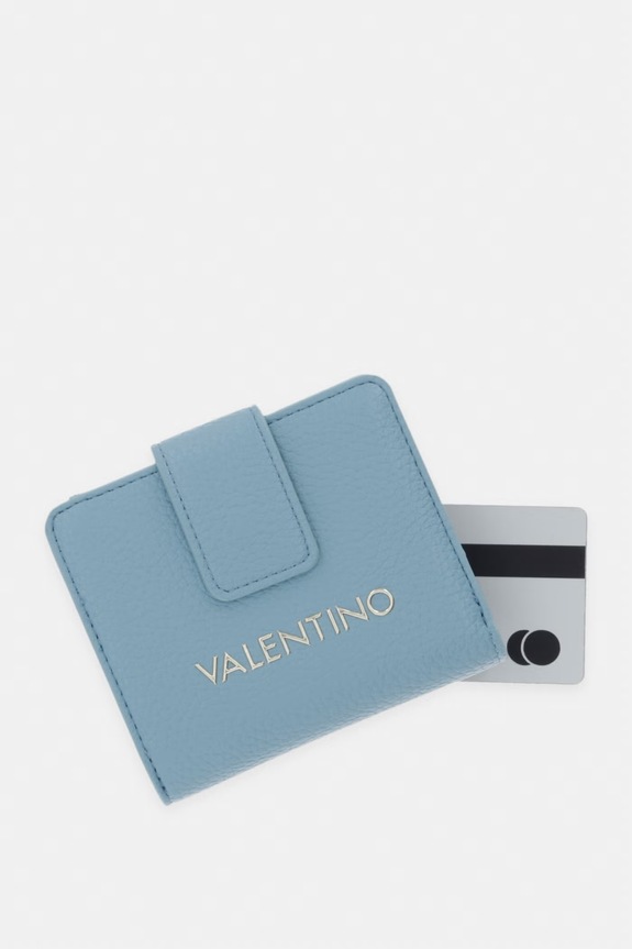 Valentino Bags peňaženka dámska z imitácie kože ALEXIA modrá VPS5A8215