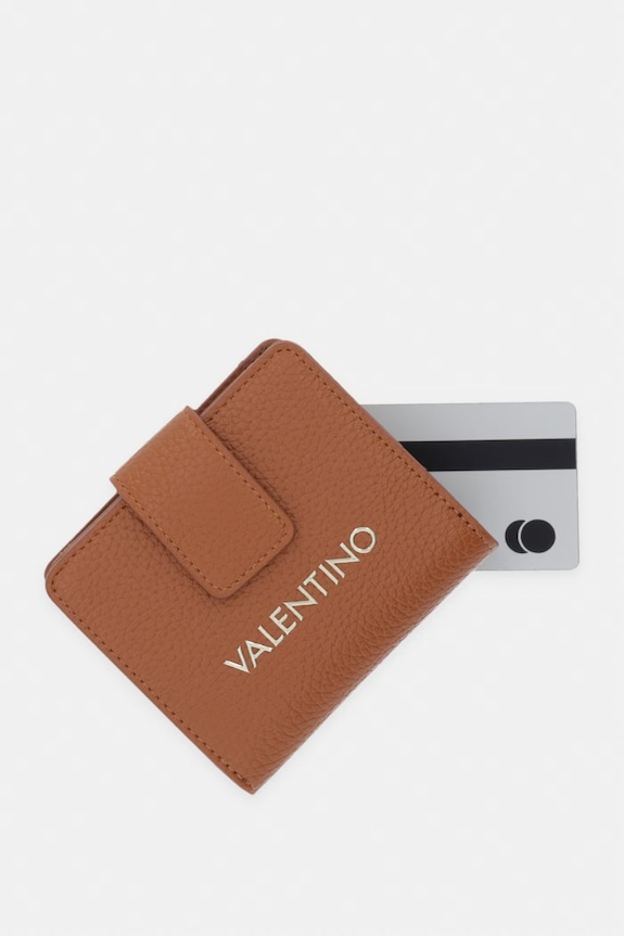 Valentino Bags peňaženka dámska z imitácie kože ALEXIA hnedá VPS5A8215