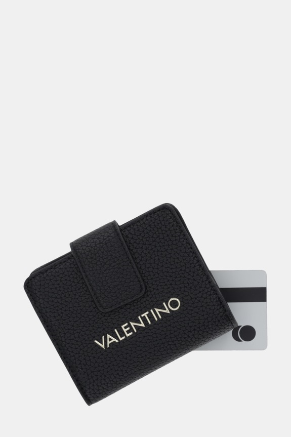 Valentino Bags portofel pentru femei cu imitație de piele ALEXIA negru VPS5A8215