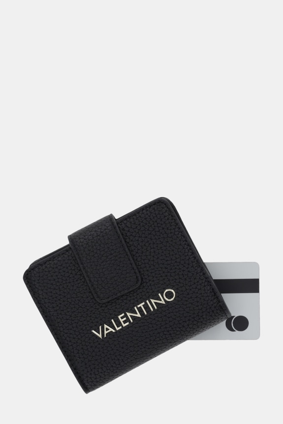Valentino Bags portofel pentru femei cu imitație de piele ALEXIA negru VPS5A8215