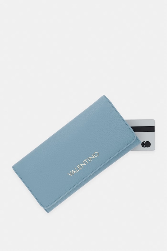 Valentino Bags peňaženka dámska z imitácie kože modrá VPS5A8113