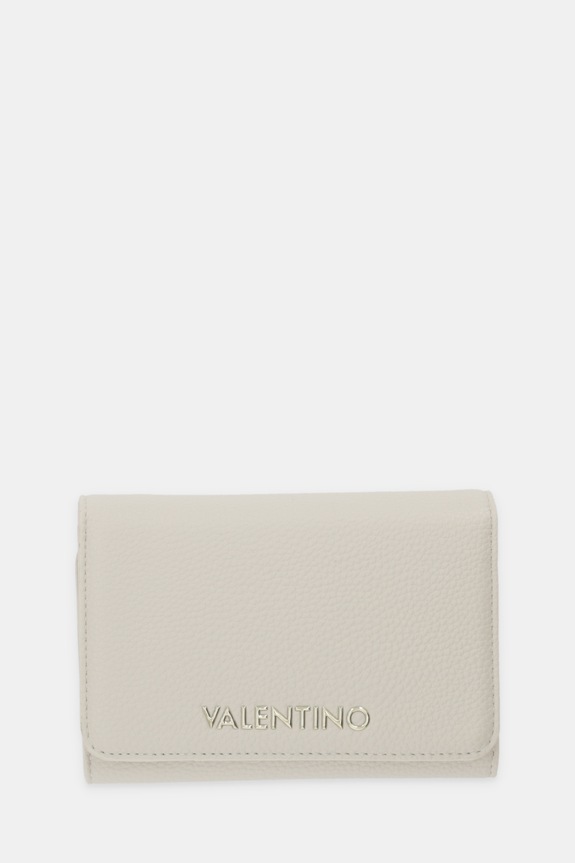 Peňaženka Valentino Bags imitácia kože béžová VPS7LX43